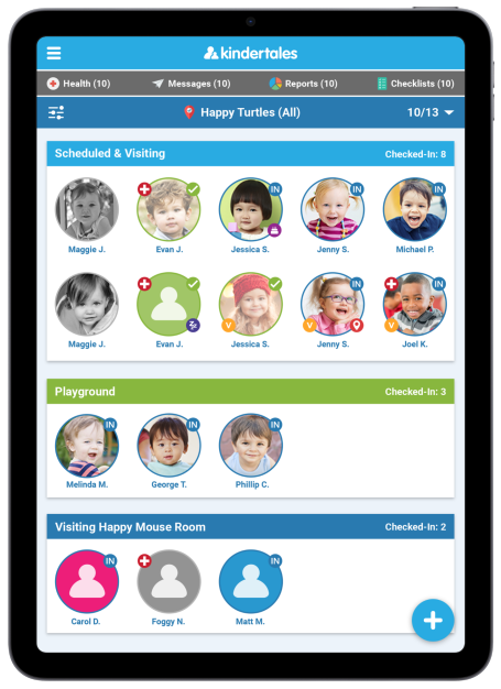 Kindertales Classroom App Classroom Screen