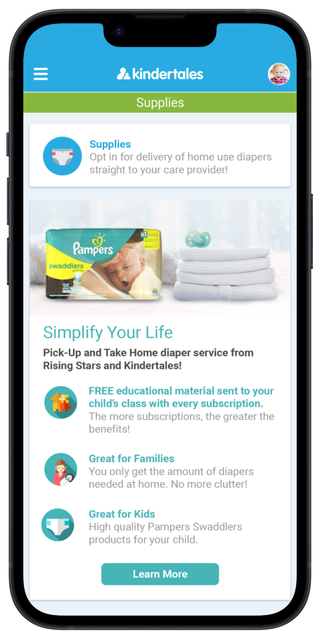 Kindertales Parent App P&G Pilot Program