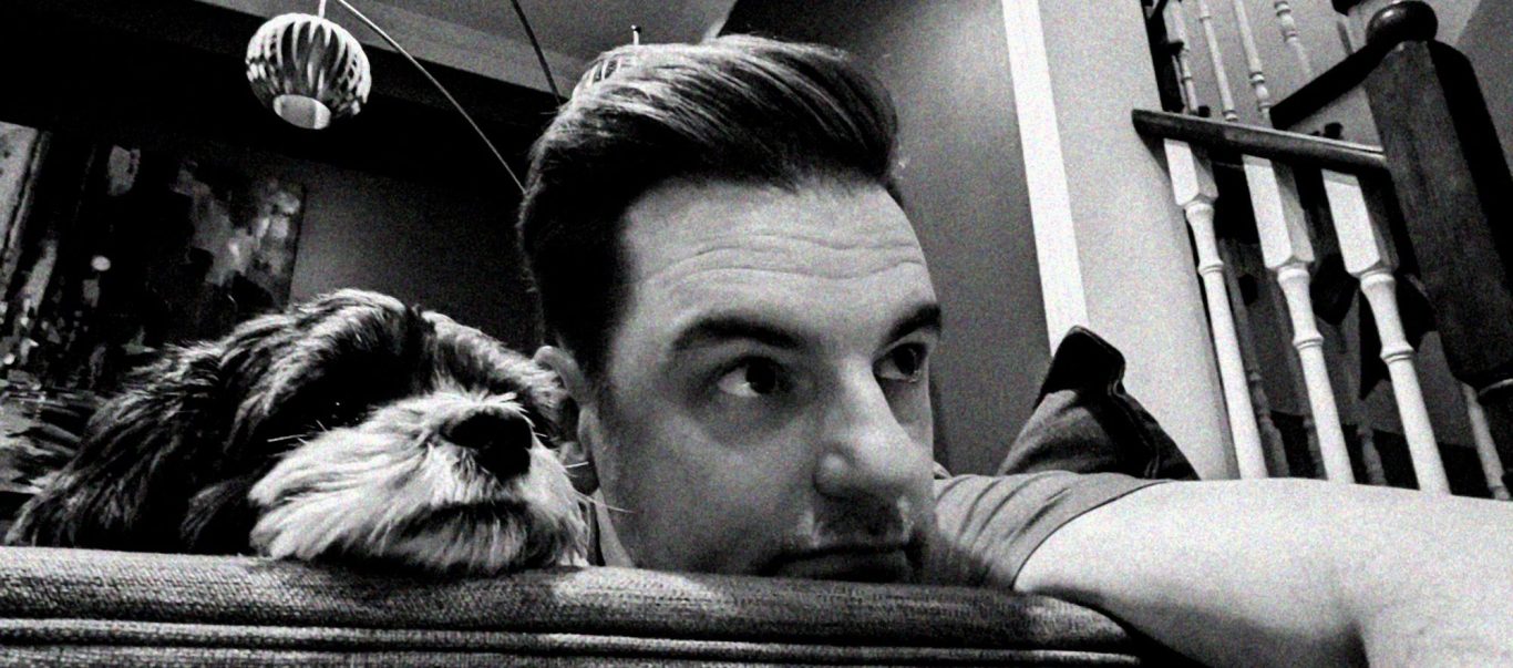 Michael Emery Portrait w Dog