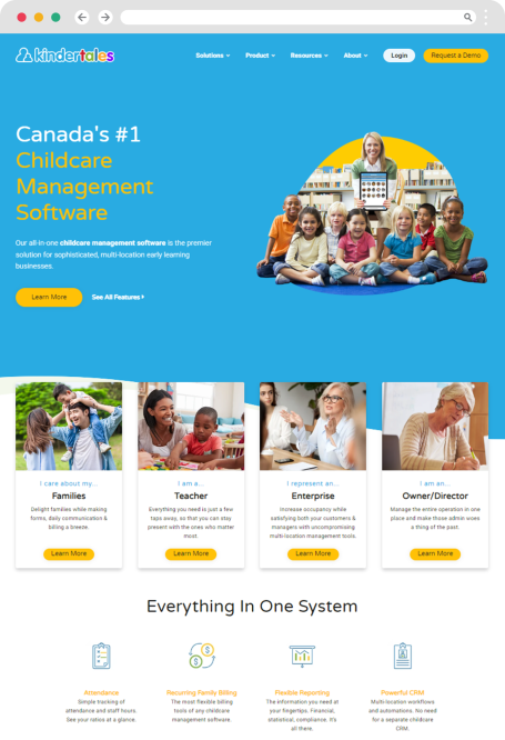 Kindertales Web Site Generation 2